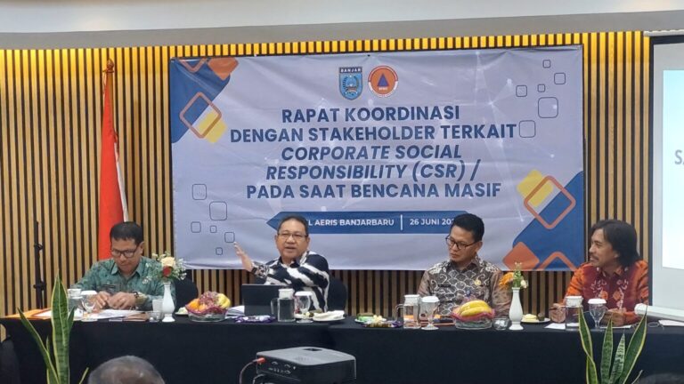 BPBD Banjar Gandeng Perusahaan Lewat CSR untuk Perkuat Penanggulangan Bencana