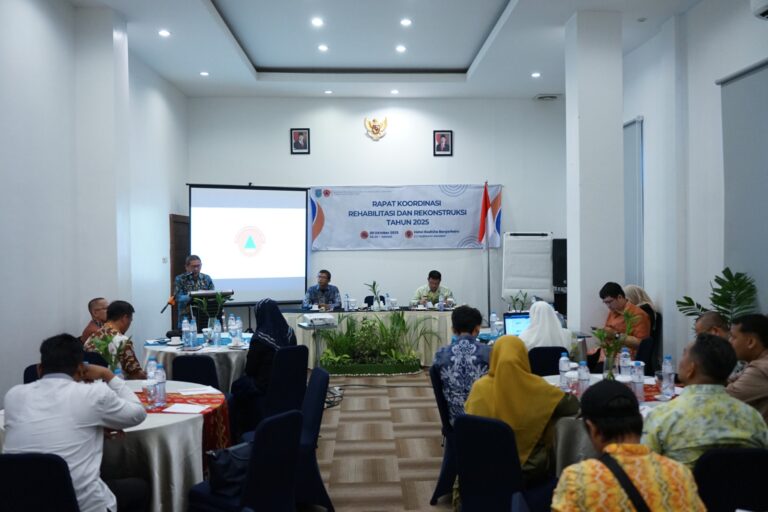 Pemkab Banjar Gelar Rakor Rehabilitasi dan Rekonstruksi 2025, Tekankan Sinergi Pascabencana