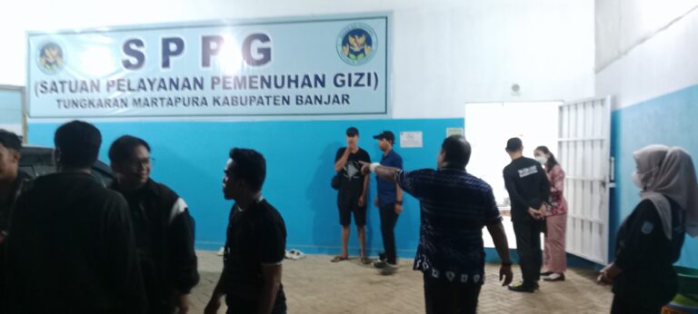 Tim Dinkes Banjar dan Kalsel Geruduk Dapur Pemasok MBG, Cek Langsung Sumber Dugaan Keracunan