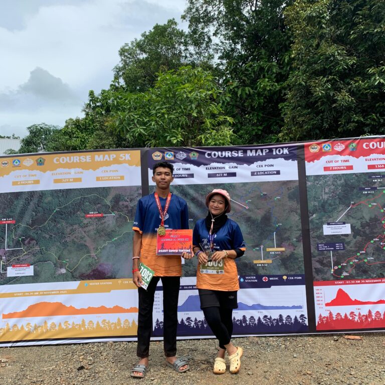 Kibas Jalur Ekstrem 10K, Mutia Anisa Rodiah Fisipioneer FISIP ULM Juara 1