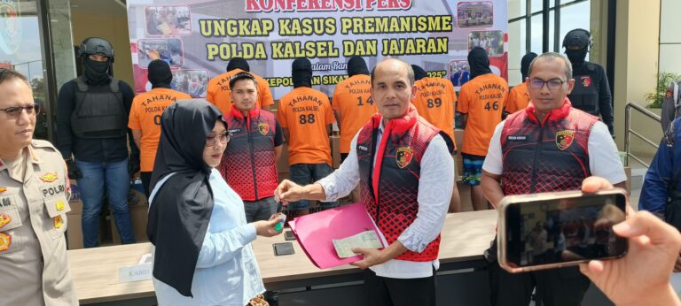 Operasi Sikat Intan II, Polda Kalsel Tangkap 234 Tersangka dan Bongkar Dua Kasus Besar