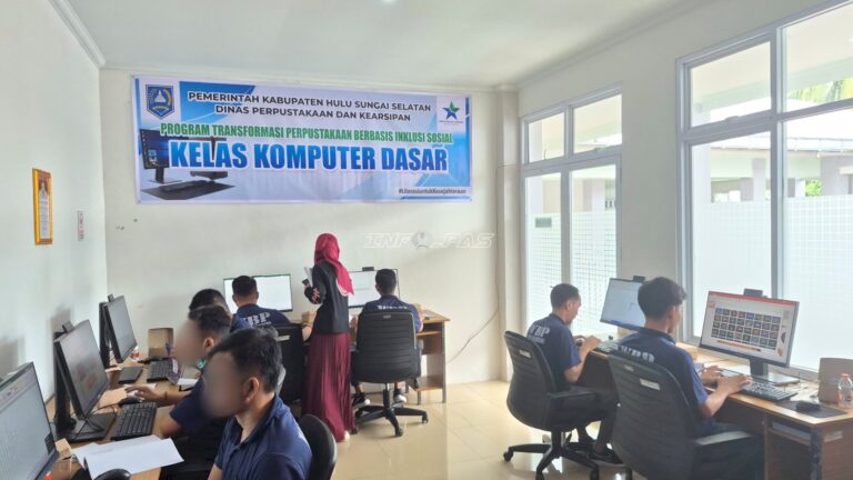 Rutan Kandangan Gandeng Dispersip HSS, Literasi Digital Masuk Lapas