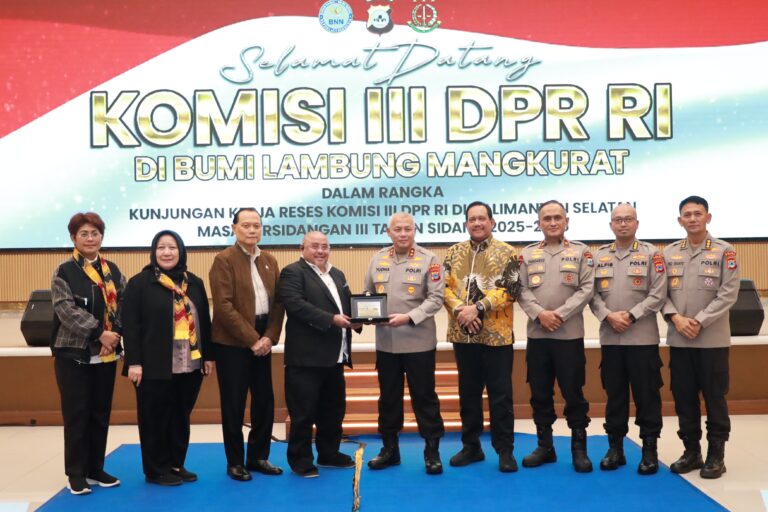 Polda Kalimantan Selatan Sambut Reses Komisi III DPR RI, Bahas Kesiapan KUHP Baru