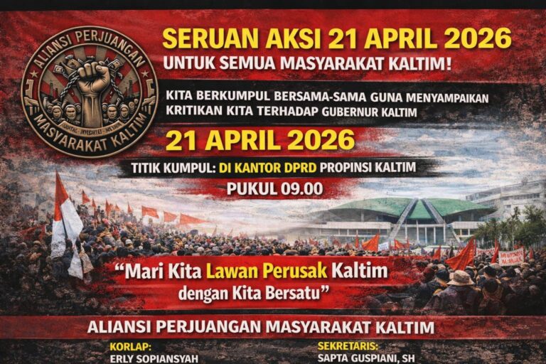 Kaltim Memanas? Viral! Seruan Aksi 21 April di DPRD Kaltim, Surat Terbuka ke Presiden Ikut Beredar