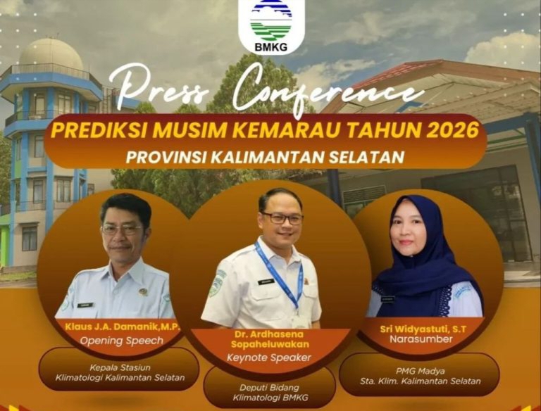 Alarm Dini BMKG! Kemarau 2026 di Kalsel Diprediksi Datang Lebih Cepat dan Lebih Kering