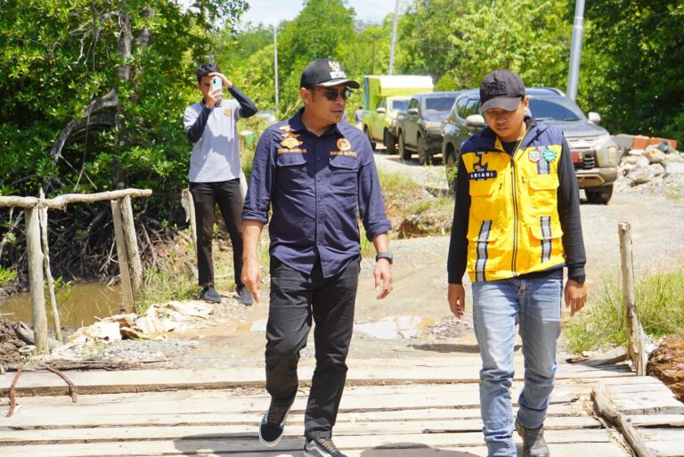 Tinjau Infrastruktur di Pamukan Selatan, Pemkab Kotabaru Perbaiki Jalan dan Jembatan Segera Dikerjakan