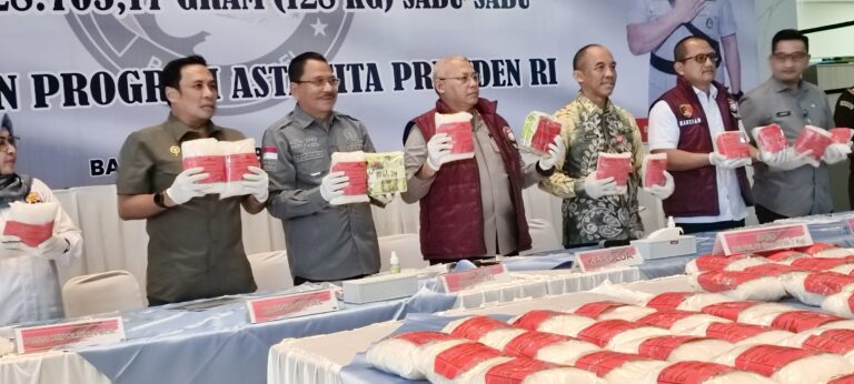 Polda Kalsel Gagalkan Peredaran 128,7 Kg Sabu, Nilainya Tembus Rp231 Miliar