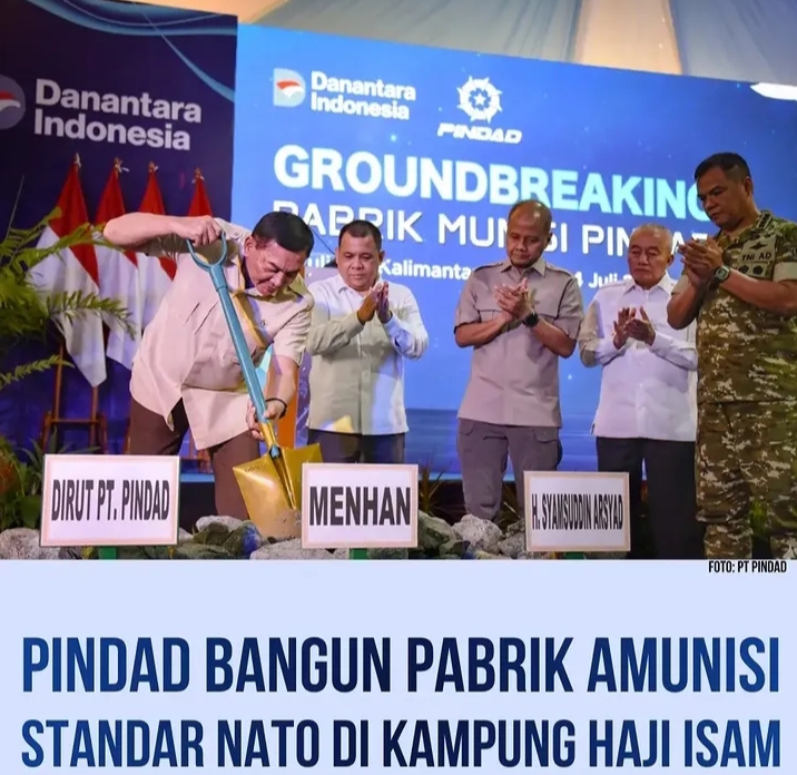 PT Pindad Bangun Pabrik Amunisi di Batulicin, Bakal Produksi 85 Juta Peluru per Tahun