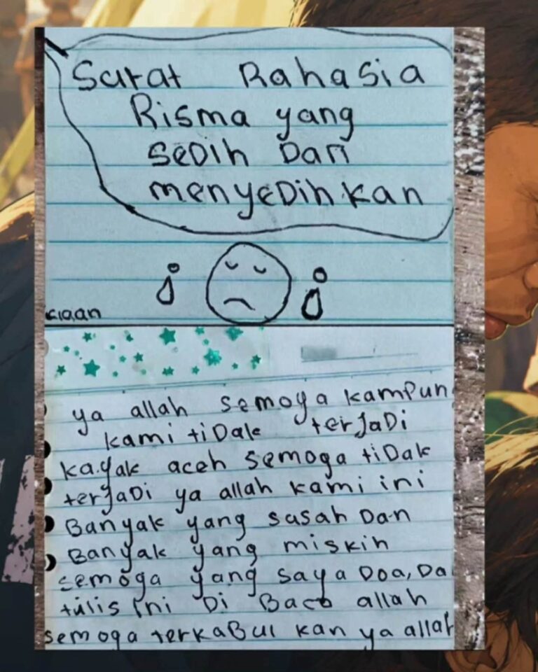 Sebelum Tertimpa Bangunan Sempat Tulis Doa untuk Kampungnya, Risma Bocah 11 Tahun Korban Gempa NTT