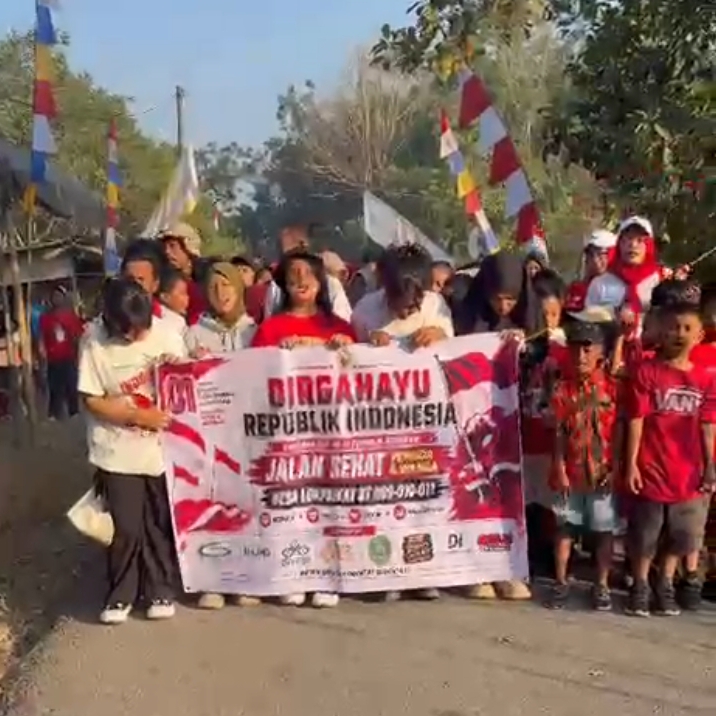 Meriah!, Warga Desa Lokpaikat Rayakan HUT ke-81 RI, Panjat Pinang Jadi Penutup Paling Seru