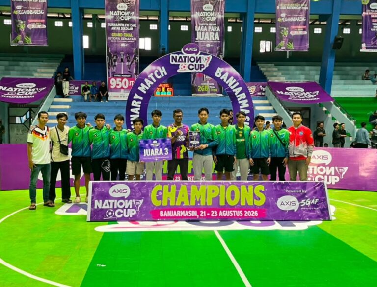 Berhasil Jadi 3 Besar Pada Turnamen Futsal Kalsel, SMAN 2 Kotabaru Kembali Harumkan Nama Daerah