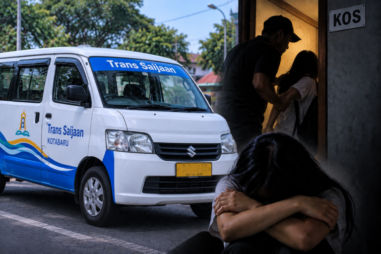 Dugaan Pelecehan Anak, Sopir Taksi Trans Saijaan Dilaporkan ke Polres Kotabaru