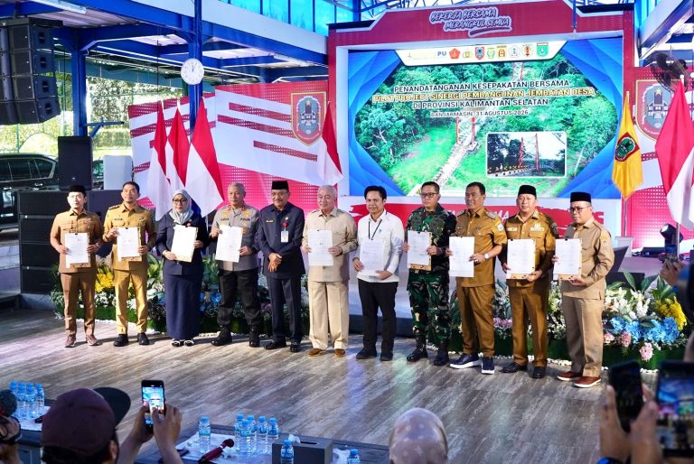 Wabup Banjar Hadiri Kesepakatan Penanganan Jembatan, Akses Warga Jadi Prioritas