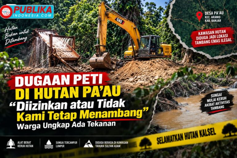 Dugaan PETI di Hutan Pa’au“Diizinkan atau Tidak Kami Tetap Menambang”, Warga Ungkap Ada Tekanan