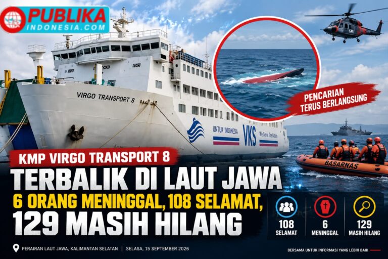 Kabar Terbaru Tragedi Terbaliknya KMP Virgo Transport 8: 114 Korban Sudah Dievakuasi, 129 Masih Dicari