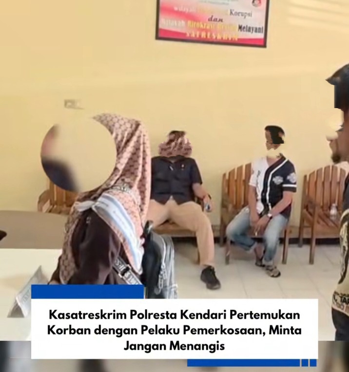 Korban Dugaan Kekerasan Seksual Dipertemukan dengan Terduga Pelaku di Polresta Kendari, Sikap Polisi Jadi Sorotan